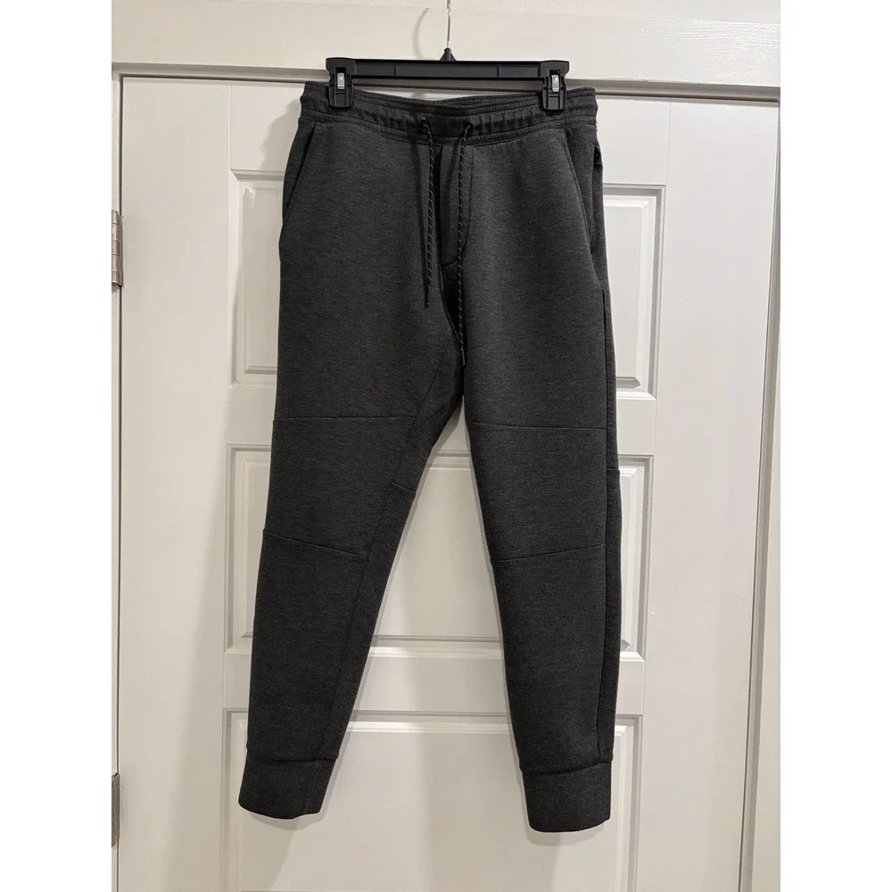 American Eagle Mens Active Joggers Charcoal Gray Tapered Sweatpants Small
